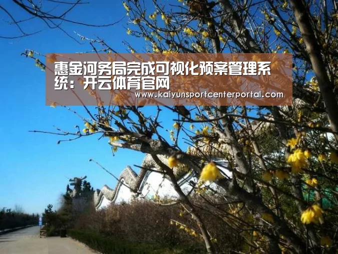 惠金河务局完成可视化预案管理系统:开云体育官网(图4) 开云热门赛事